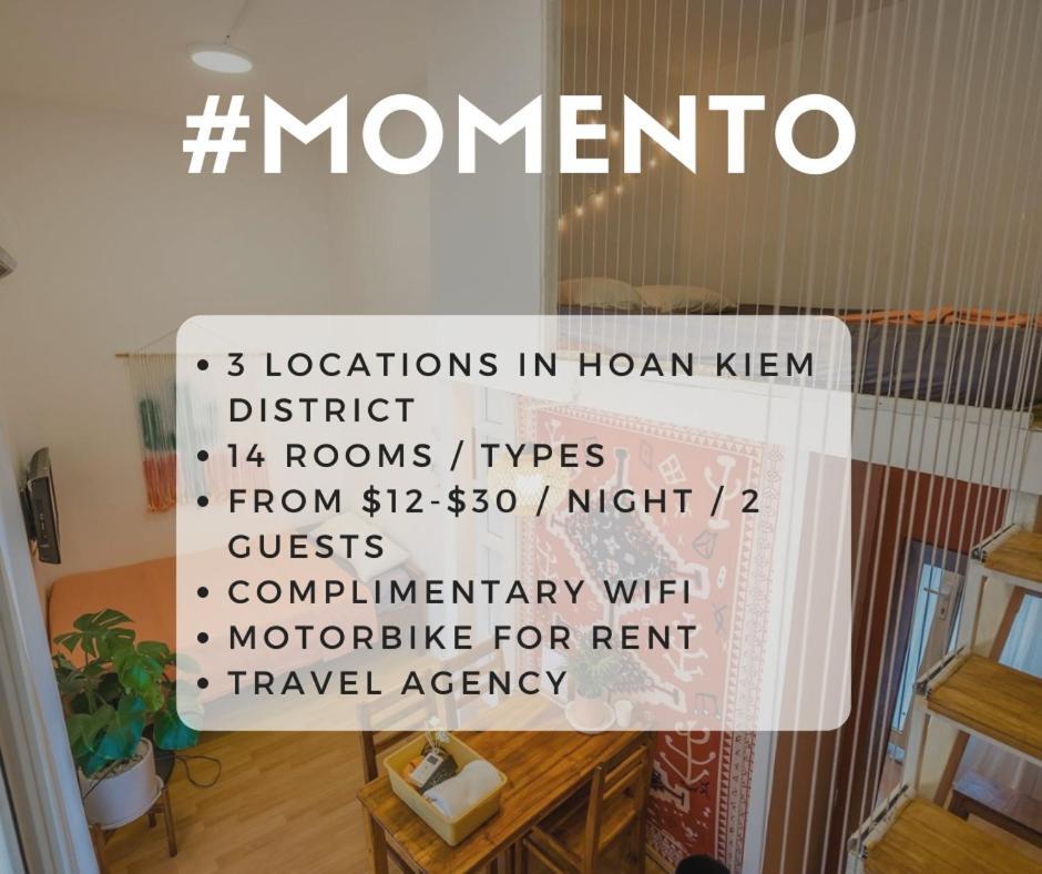 Momento Boutique House 1 Hostel Hanoi Exterior foto